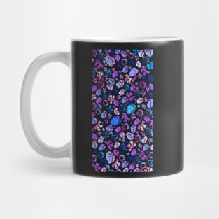 Red and blue coral reefs, pattern Mug